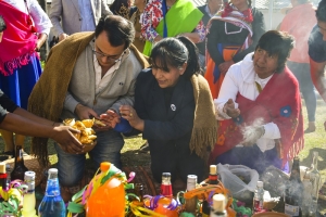 Concejales ofrendaron a la Pachamama