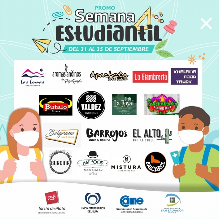 Promo "Semana Estudiantil" 21 AL 25 DE SEPTIEMBRE 2021