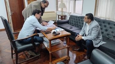 Cardozo se reuni&oacute; con el Intendente de La Quiaca