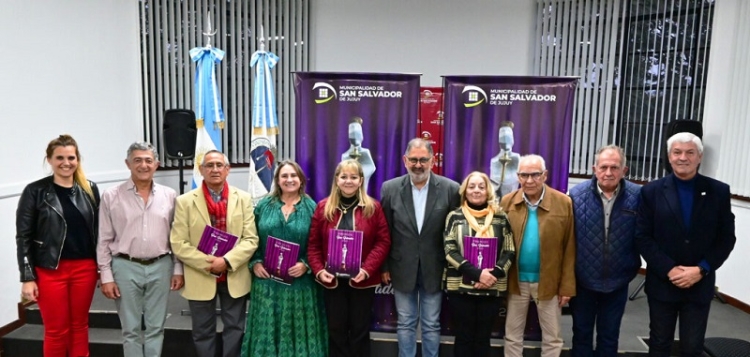 El intendente Ra&uacute;l Jorge recibi&oacute; a los miembros del jurado para los Premios San Salvador edici&oacute;n 2023
