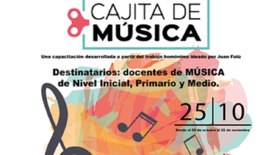 Se encuentran abiertas las inscripciones a la capacitaci&oacute;n "Cajita de M&uacute;sica Argentina"