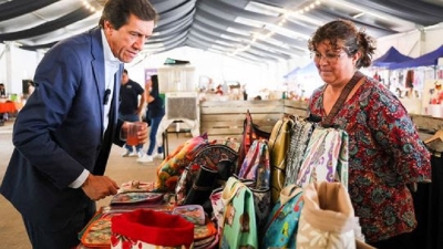 Sadir recorri&oacute; la Expo Productiva en Ciudad Cultural
