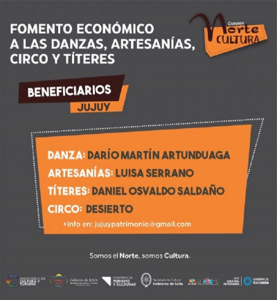Convocatoria a beneficiarios de danza, artesan&iacute;as y t&iacute;teres