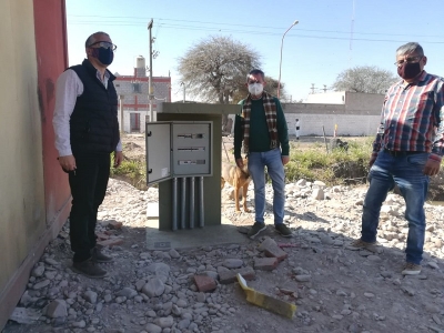 Sistema de iluminaci&oacute;n y el&eacute;ctrico para los CTC de Pampa Blanca y Fraile Pintado